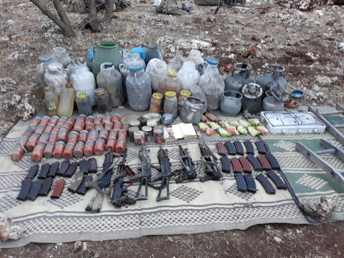 Mardin'de 6 PKK'lının öldürüldüğü mağara kullanılamaz hale getirildi