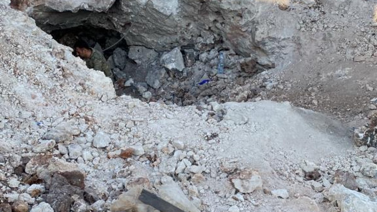 Mardin&#039;de 6 PKK&#039;lının öldürüldüğü mağara kullanılamaz hale getirildi