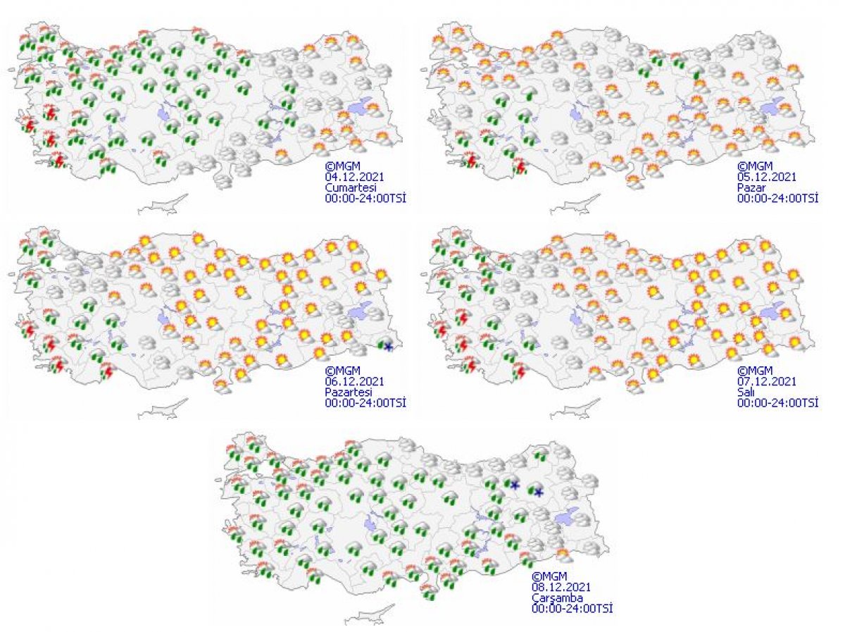 Meteoroloji, fırtına uyarısı yaptı