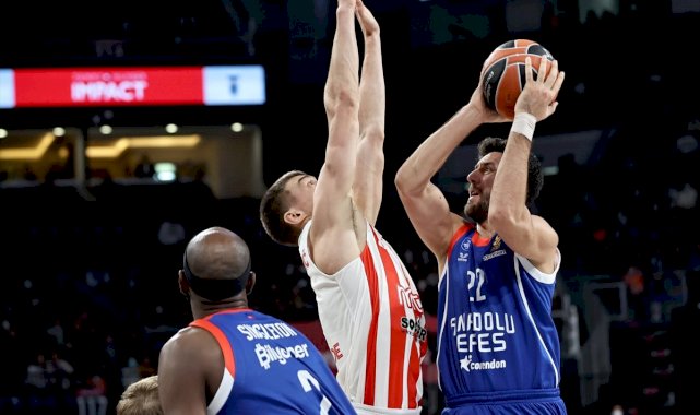 Anadolu Efes EuroLeague'de Kızılyıldız'ı Micic ile son 10 saniyede devirdi
