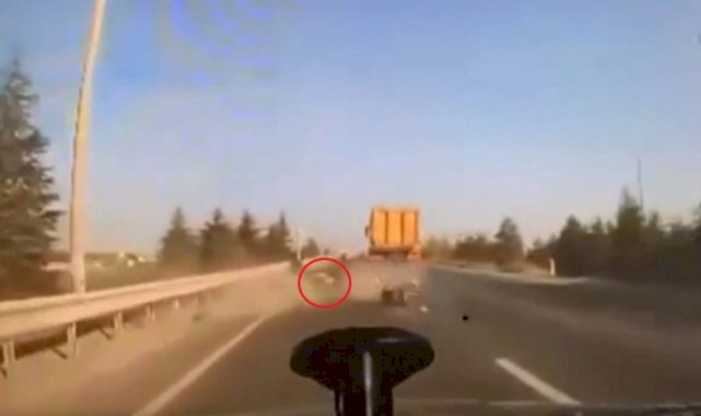 Ankara'da motosikletliye çarpan kamyon sürücüne 7 ay hapis