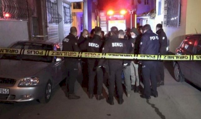 Bursa'da eşini öldüren şüpheli, evi ateşe verdi