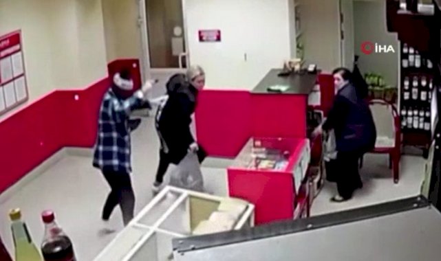 Rusya’da, oyuncak tabanca ile soygun girişimi kamerada