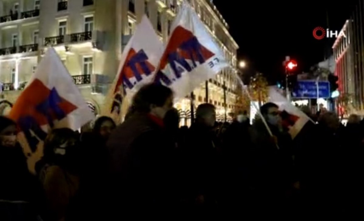 Yunanistan’da bütçe protestosu