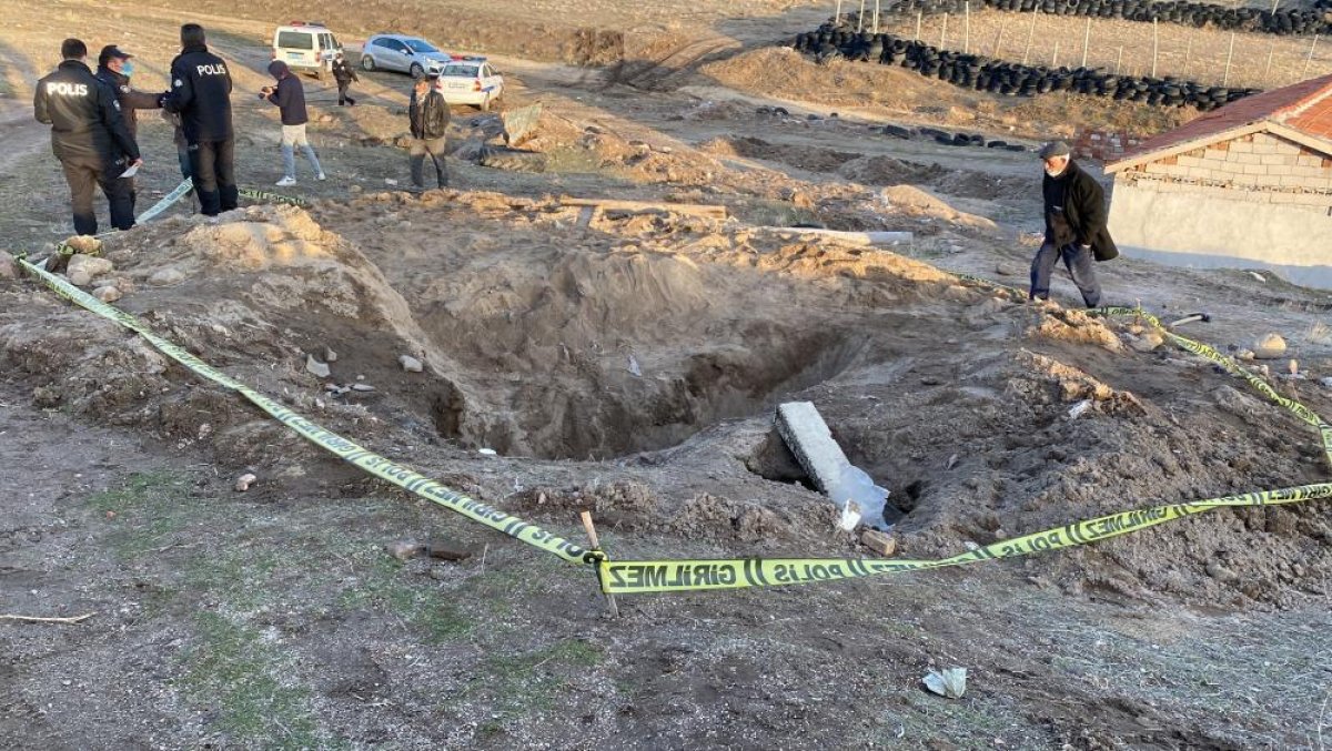 Aksaray'da define arayan kişi kazdığı tünelin altında kalarak can verdi