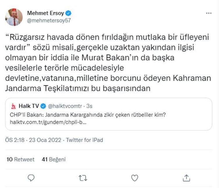 Bakan Yardımcısı Ersoy'dan, CHP'li  Murat Bakan'ın iddialarına yanıt: Tamamı yalan, iftira
