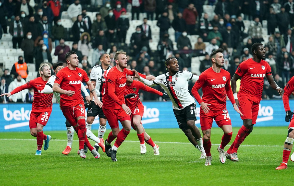 Beşiktaş, Gaziantep FK'yı tek golle mağlup etti
