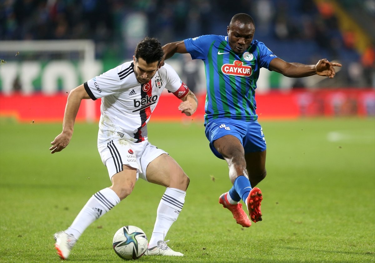 Beşiktaş, Rize'de 2 puan bıraktı