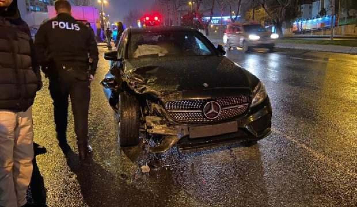 Beşiktaş'ta feci kaza: 1 ağır yaralı