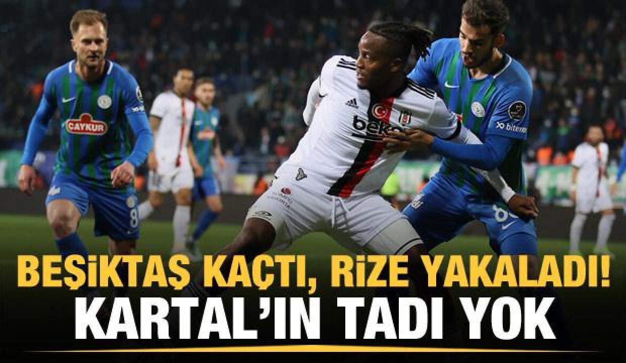 Eksik Kartal, Rize'de yara aldı!