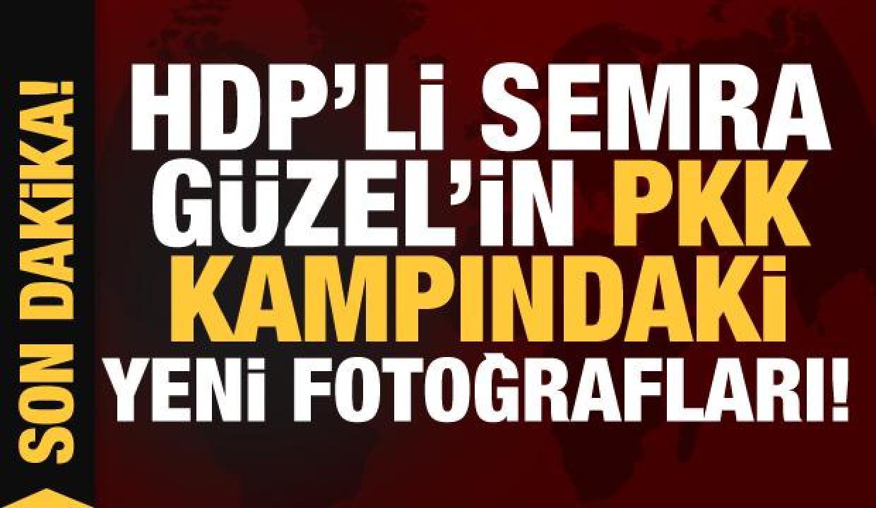 HDP&#039;li Semra Güzel&#039;in PKK kampındaki yeni fotoğrafları ortaya çıktı!
