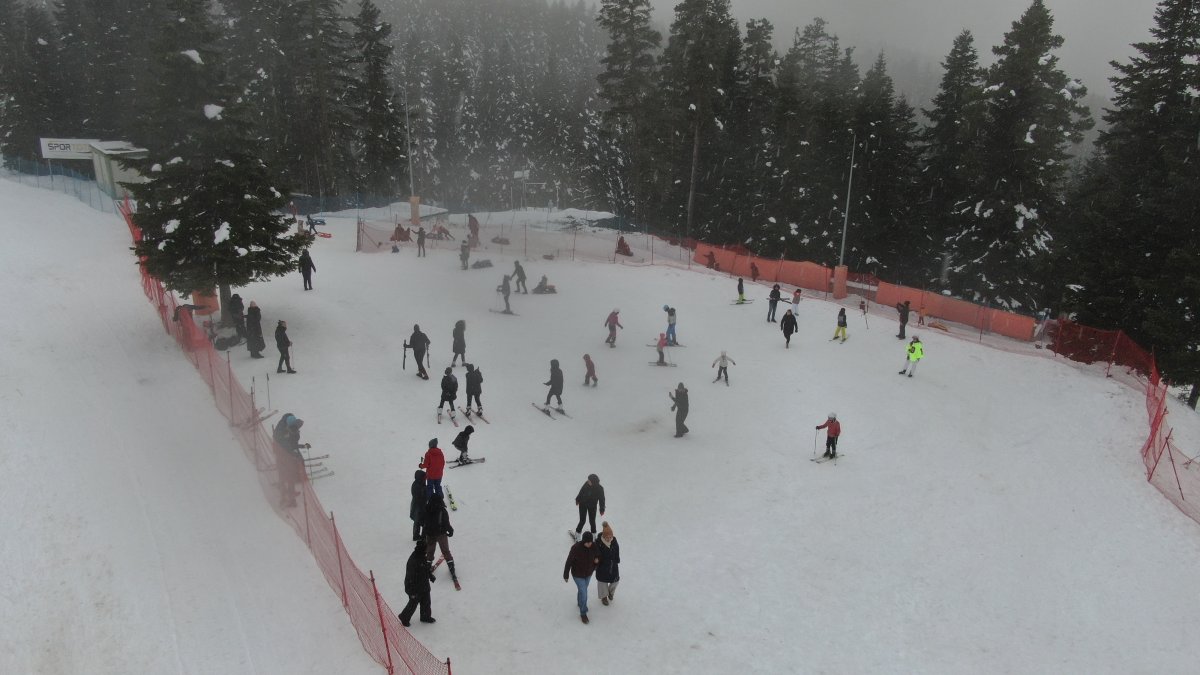 Ilgaz Dağı’nda yılbaşı yoğunluğu