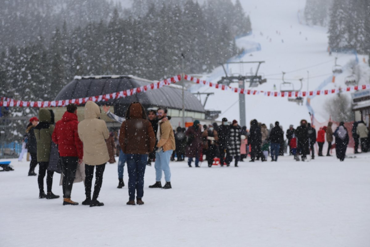 Ilgaz Dağı’nda yılbaşı yoğunluğu