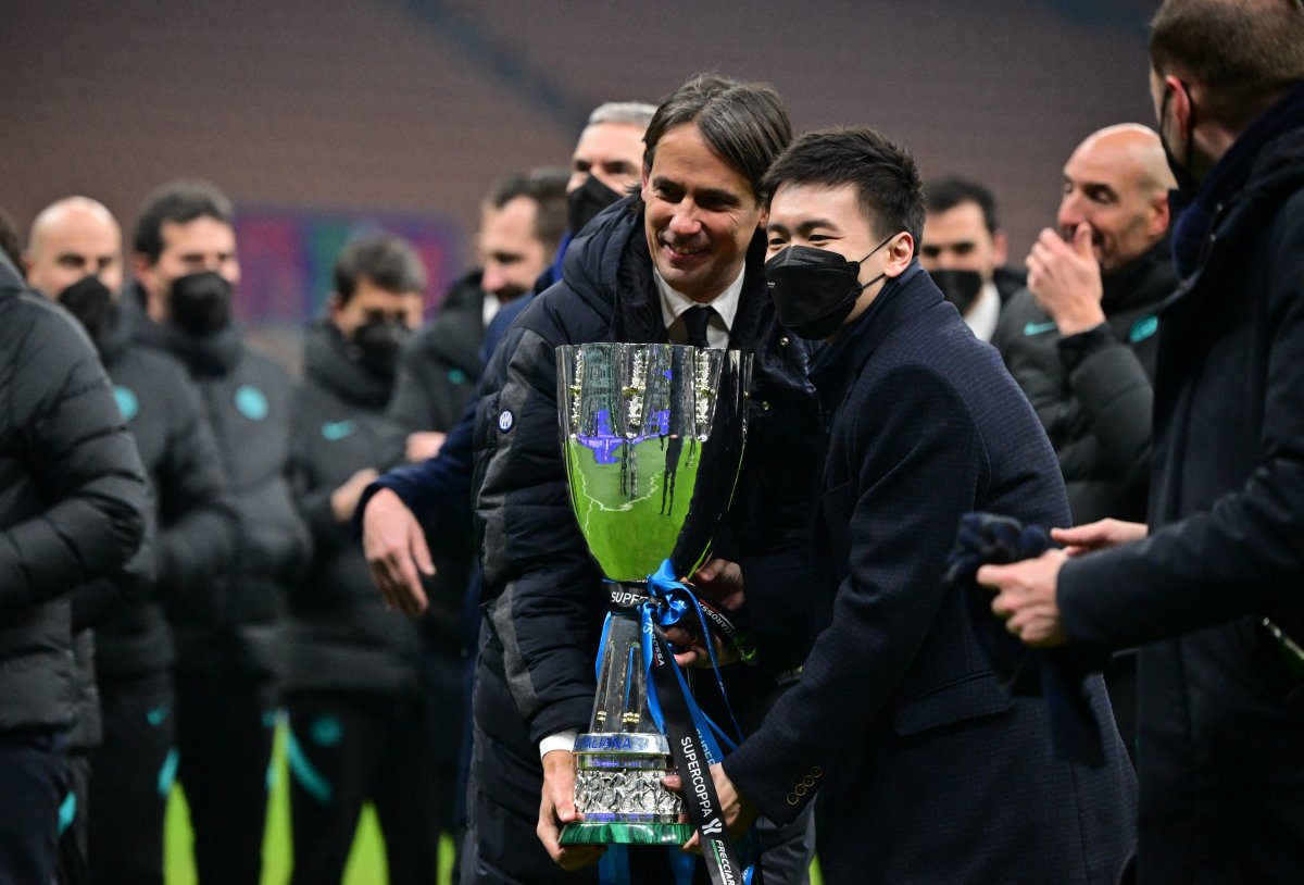 Juventus'u yenen İnter, İtalya Süper Kupası'nı kazandı