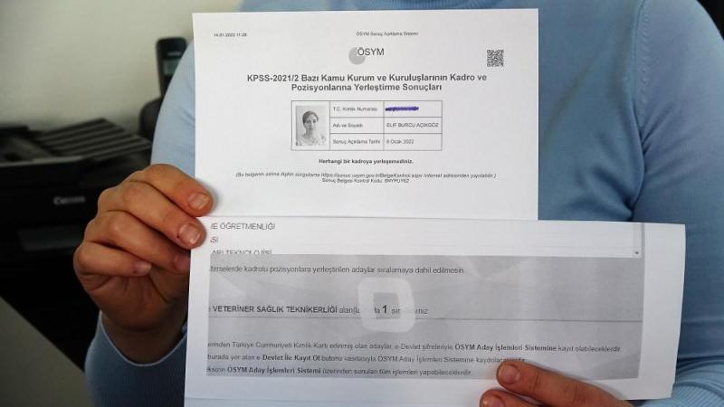 KPSS'de alan birincisi atamaları görünce kahroldu