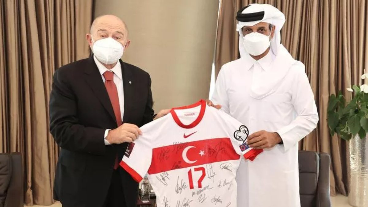 Nihat Özdemir&#039;den Katar Futbol Federasyonu&#039;na ziyaret