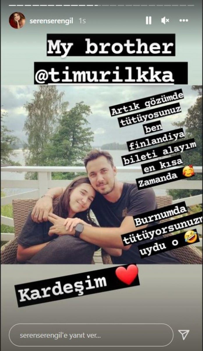 Onları hiç görmediniz! Seren Serengil'in Finlandiya'daki kardeşleri...