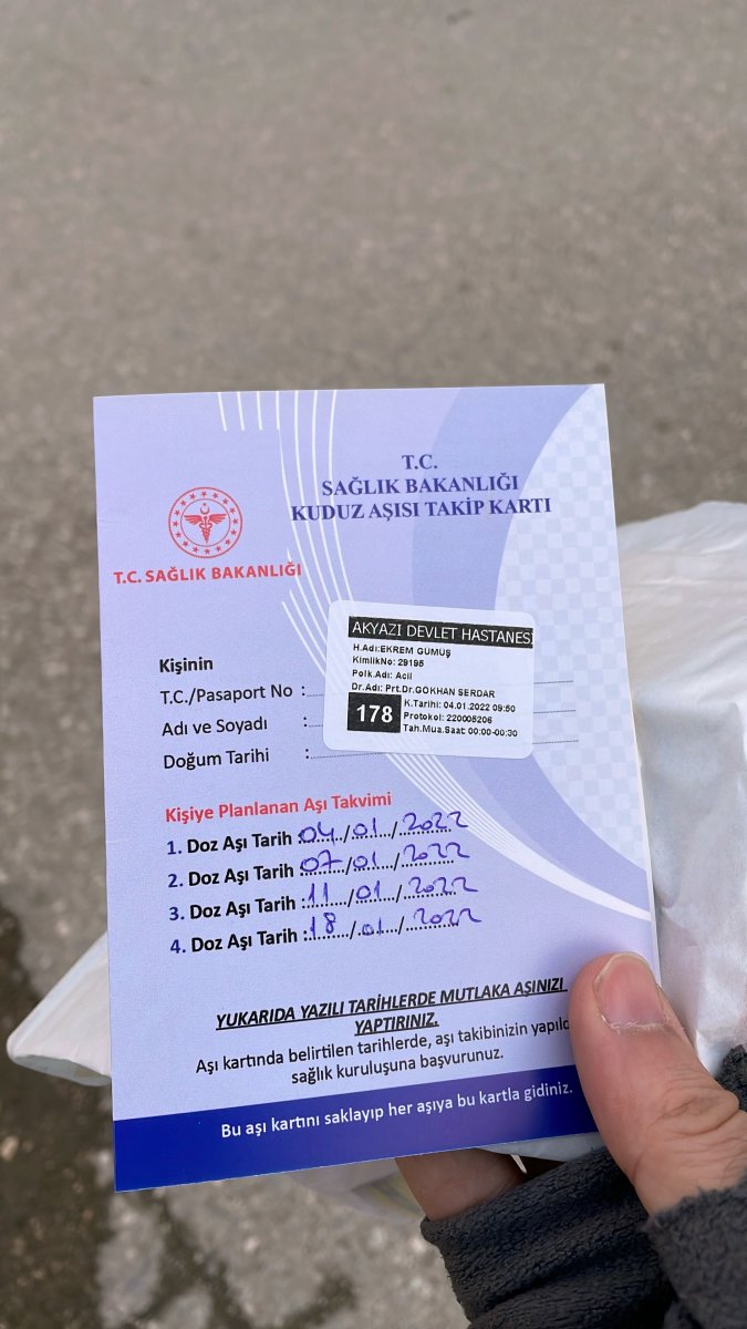 Sakarya'da işe giderken köpeklerin saldırısına uğradı