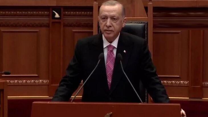 Son dakika: Erdoğan&#039;dan Arnavutluk Meclisi&#039;nde net mesajlar! &#039;Derhal harekete geçmezseniz...&#039; diyerek tehlikeyi işaret etti