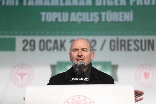 Son dakika haberi... İçişleri Bakanı Süleyman Soylu, Giresun'da konuştu Açıklaması
