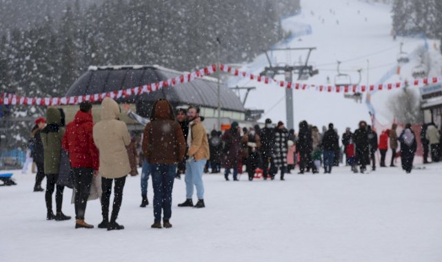 Ilgaz Dağı’nda yılbaşı yoğunluğu