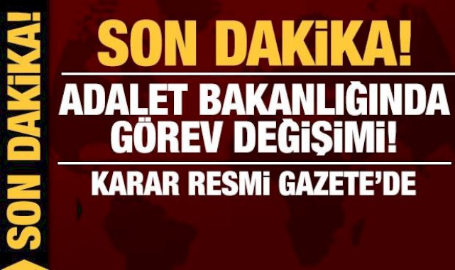 Son dakika: Adalet Bakanlığı'nda görev değişimi: Yeni Adalet Bakanı Bekir Bozdağ
