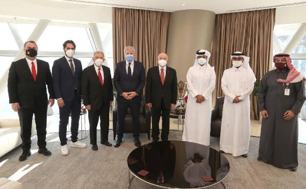 TFF Başkanı Özdemir'den Al Thani'ye ziyaret