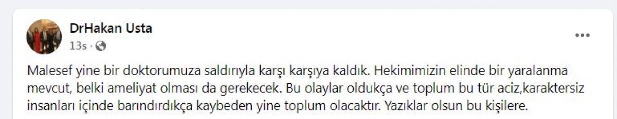 Trabzon'da doktoru darbeden şahıs gözaltına alındı