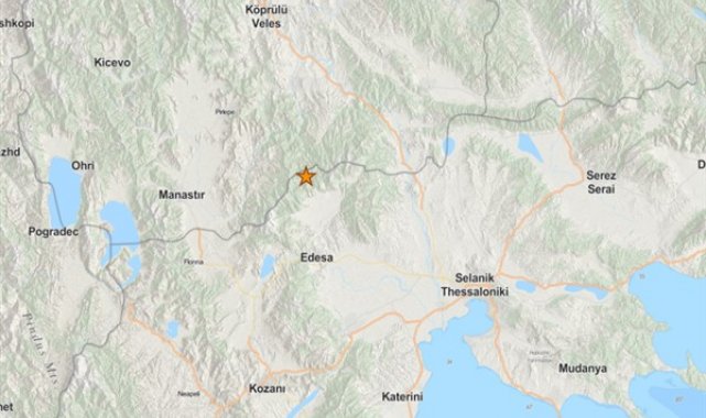 Yunanistan'da deprem