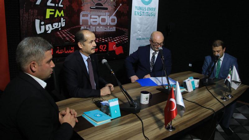 Yunus Emre Enstitüsü Azez’de üstün zekalı öğrencilere Türkçe kursu veriyor