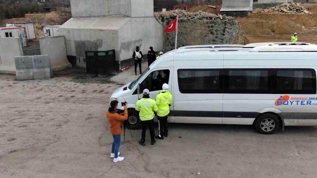 43 ilin geçiş güzergahında otobüs denetimi: Sürücüler tek tek uyarıldı