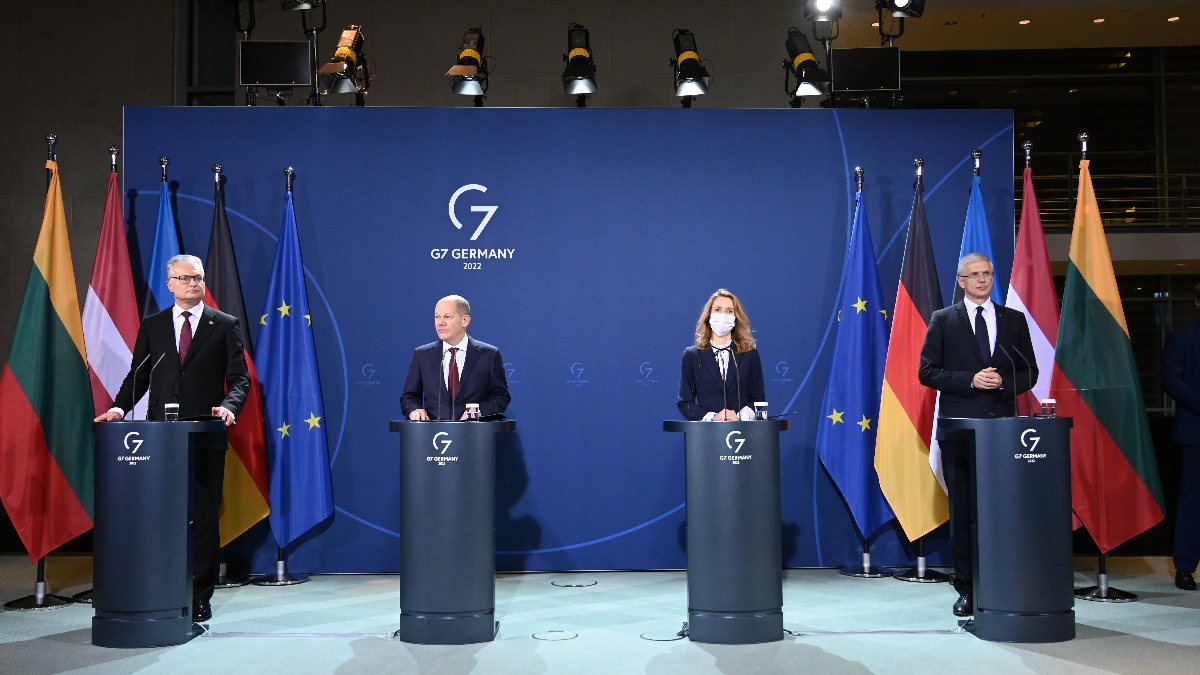 Almanya Başbakanı Scholz, Baltık ülkelerinin liderleriyle buluştu