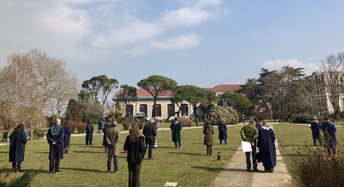 Boğaziçi Üniversitesi'nde eylemler sürüyor