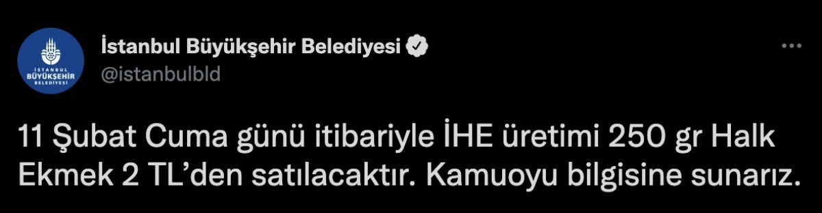 İstanbul'da halk ekmeğe zam mı geldi, ne kadar oldu?