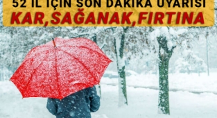 Meteoroloji'den 52 İl'e Son Dakika Uyarısı!