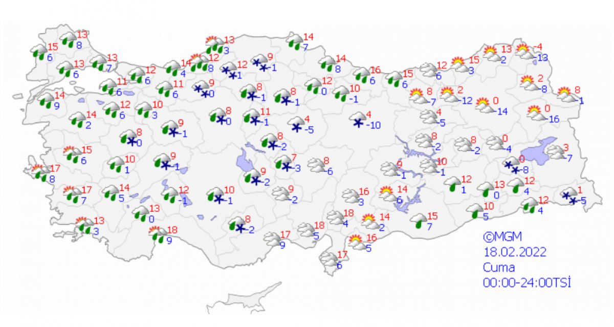 Meteorolojiden birçok il için yağış uyarısı