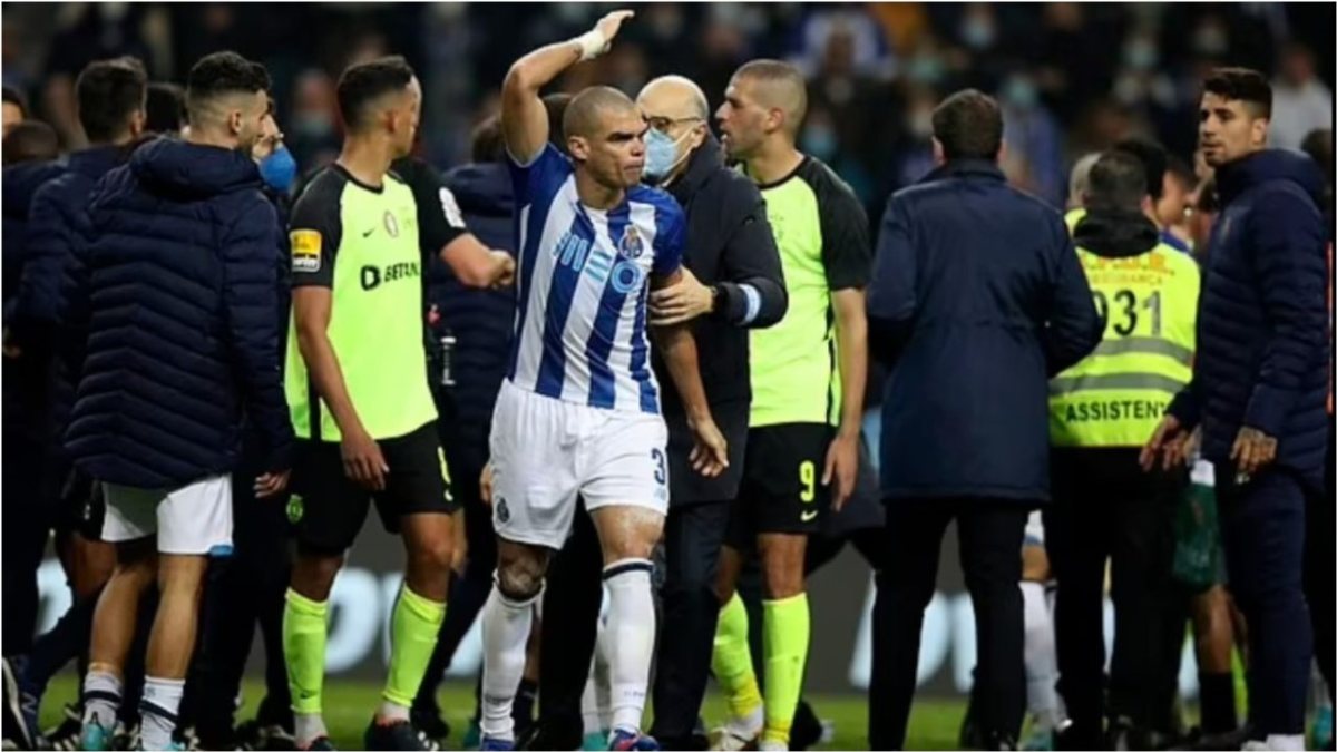 Pepe'nin hakemden saklamaya çalıştığı obje Portekiz gündeminde