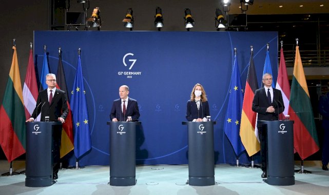 Almanya Başbakanı Scholz, Baltık ülkelerinin liderleriyle buluştu