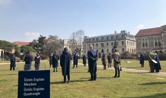Boğaziçi Üniversitesi'nde eylemler sürüyor