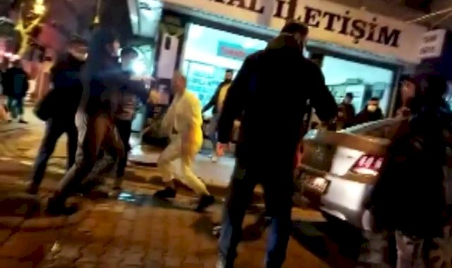Maltepe'deki kadın, İETT otobüsünü yumrukladı