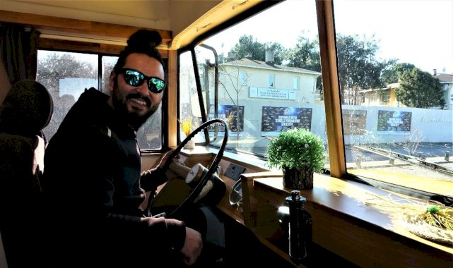 Samsun'da çocukluk hayalini gerçekleştirdi