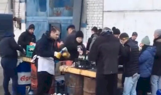Ukrayna'da bira fabrikası molotof kokteyl fabrikasına çevrildi