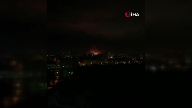 Çatışmalar Yoğunlaştı. Başkent Kiev'de, Rus ve Ukrayna askerleri çatışmaya devam ediyor