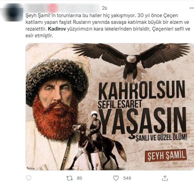 Ukrayna'nın işgalinde Rusya'nın yanında yer alan Kadirov'a ve Çeçenlere tepkiler çığ gibi