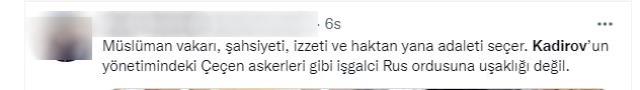 Ukrayna'nın işgalinde Rusya'nın yanında yer alan Kadirov'a ve Çeçenlere tepkiler çığ gibi