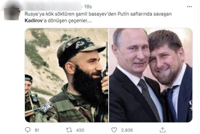 Ukrayna'nın işgalinde Rusya'nın yanında yer alan Kadirov'a ve Çeçenlere tepkiler çığ gibi