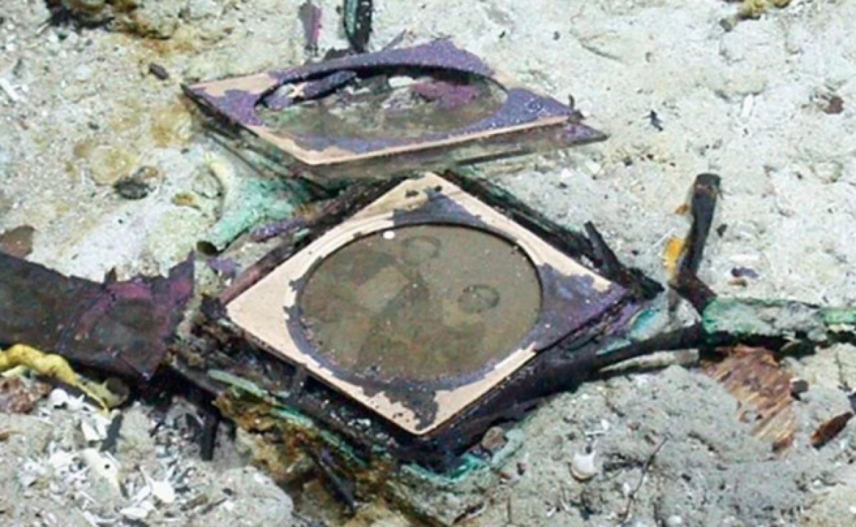 ABD'de 21 ton altın sikke ile batan gemiden fotoğraflar çıktı