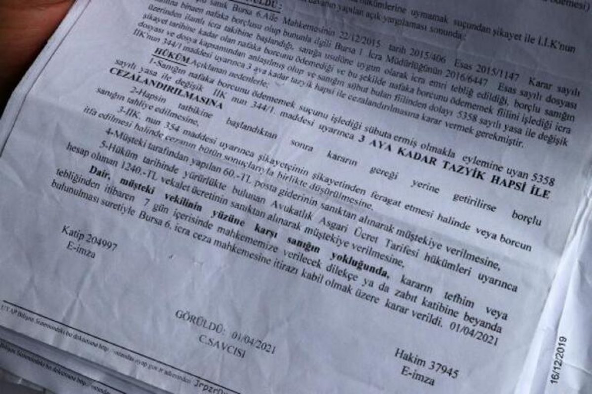 Ankara'da eski eşine nafaka ödeyemeyen adam 6 yılda 15 kez cezaevine girdi