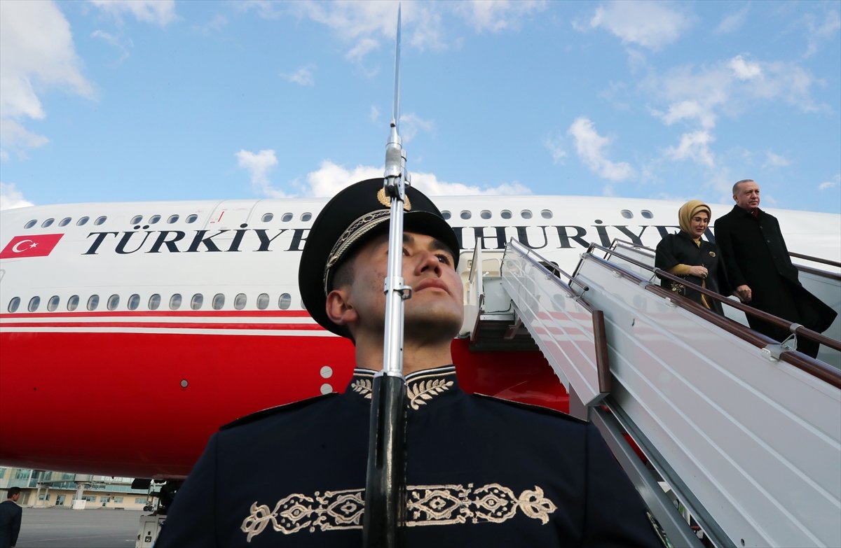 Cumhurbaşkanı Erdoğan Özbekistan'a gitti