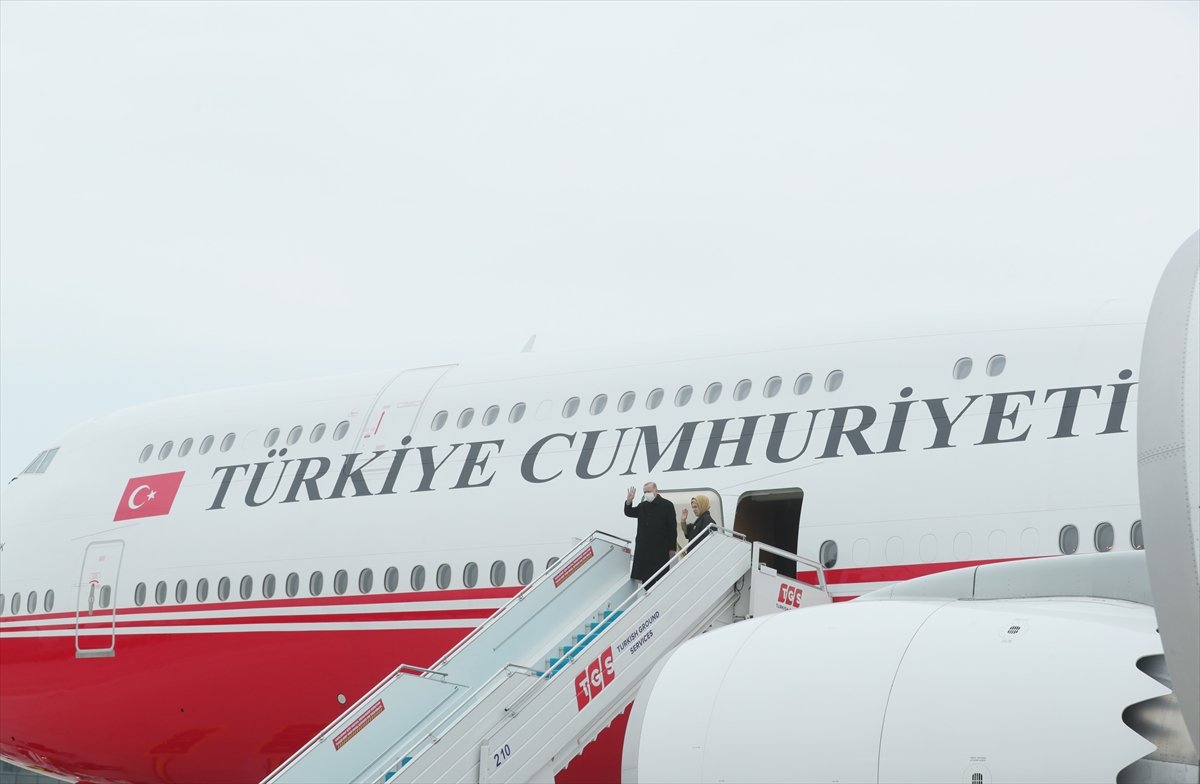 Cumhurbaşkanı Erdoğan Özbekistan'a gitti